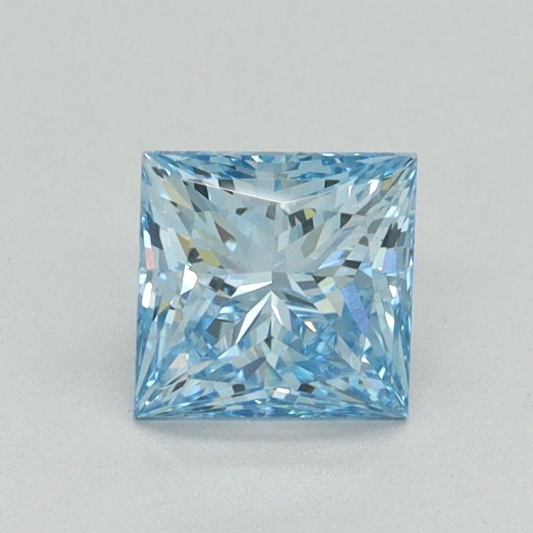 Loose Diamond - PRINCESS 0.88ct Fancy Vivid Blue VS1 (1 of 1)