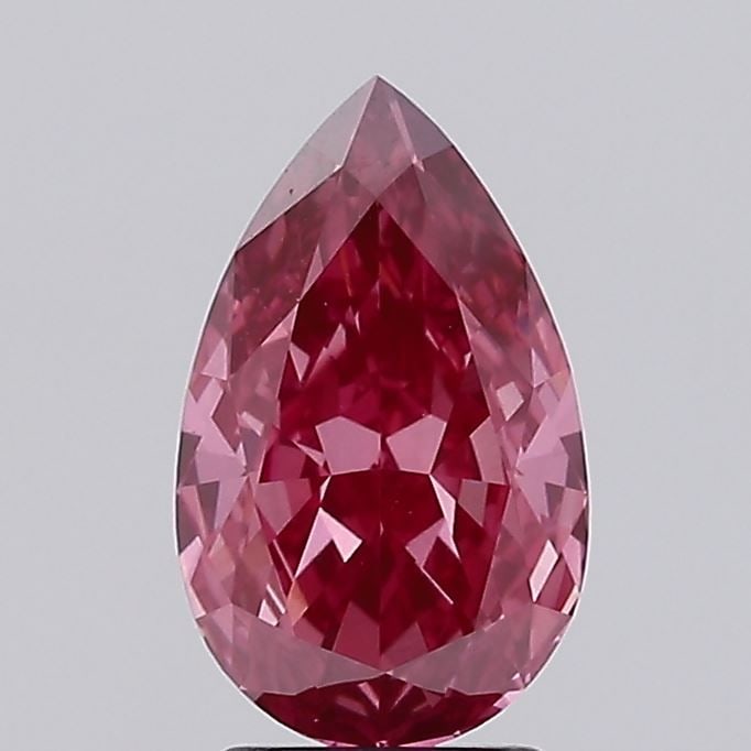Loose Diamond - PEAR 2.57ct Fancy Deep Pink VS1: Loose Diamond - PEAR 2.57ct Fancy Deep Pink VS1 Source: This is a real non-mined Diamond that has been grown in a lab Shape: PEAR Carats: 2.57 Color: Fancy Deep Pink Certification: IGI Video: