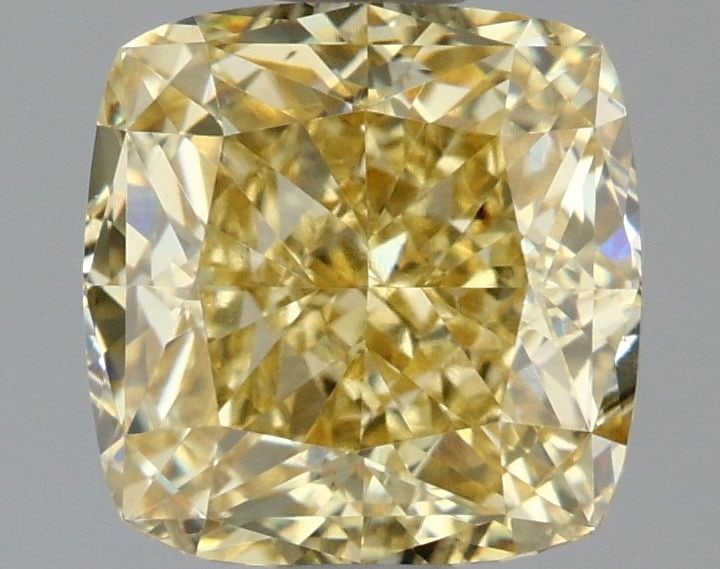 Loose Diamond - CUSHION MODIFIED 1.57ct Fancy Intense Yellow VS1 (1 of 1)