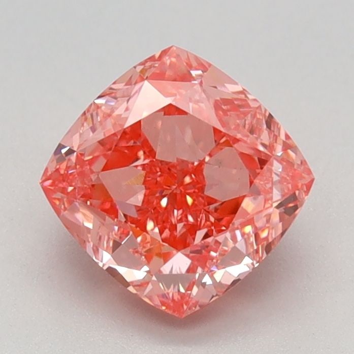 Loose Diamond - CUSHION MODIFIED 1.2ct Fancy Vivid Pink VS1: Loose Diamond - CUSHION MODIFIED 1.2ct Fancy Vivid Pink VS1 Source: This is a real non-mined Diamond that has been grown in a lab Shape: CUSHION MODIFIED Carats: 1.2 Color: Fancy Vivid Pink Certificat