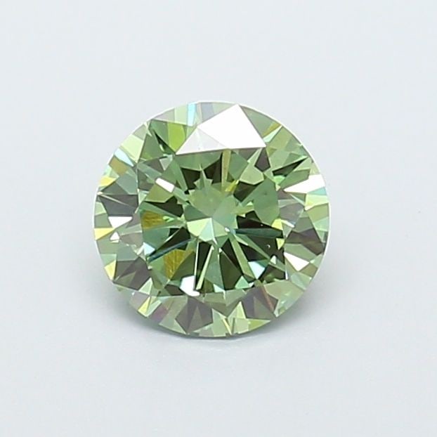 Loose Diamond - ROUND 1.04ct Fancy Vivid Green VS2 (1 of 1)