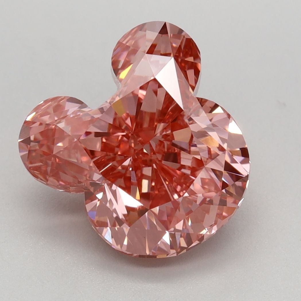 Loose Diamond - OTHER 3.08ct Fancy Vivid Pink VVS2: Loose Diamond - OTHER 3.08ct Fancy Vivid Pink VVS2 Source: This is a real non-mined Diamond that has been grown in a lab Shape: OTHER Carats: 3.08 Color: Fancy Vivid Pink Certification: IGI Video: