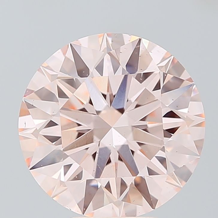 Ideal Loose Diamond - ROUND 5.05ct Fancy Pink VS1: Ideal Loose Diamond - ROUND 5.05ct Fancy Pink VS1 Source: This is a real non-mined Diamond that has been grown in a lab Shape: ROUND Carats: 5.05 Color: Fancy Pink Certification: IGI Video:
