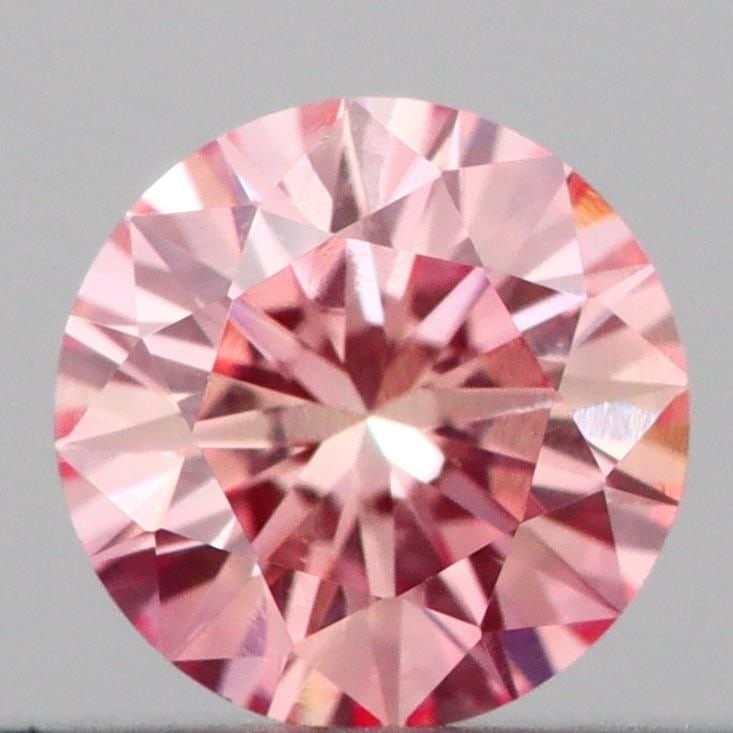 Loose Diamond - ROUND 0.19ct Fancy Intense Pink VS1 (1 of 1)