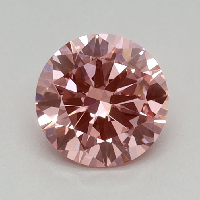 Loose Diamond - ROUND 0.43ct Fancy Vivid Pink VS1: Loose Diamond - ROUND 0.43ct Fancy Vivid Pink VS1 Source: This is a real non-mined Diamond that has been grown in a lab Shape: ROUND Carats: 0.43 Color: Fancy Vivid Pink Certification: IGI Video: