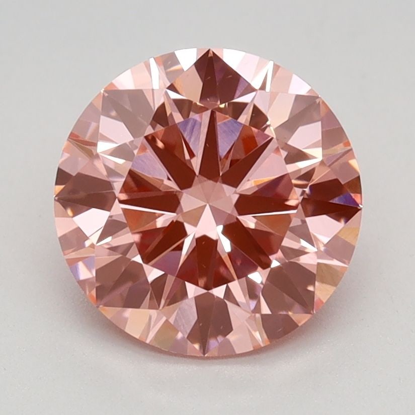 Ideal Loose Diamond - ROUND 1.67ct Fancy Vivid Pink VS1: Ideal Loose Diamond - ROUND 1.67ct Fancy Vivid Pink VS1 Source: This is a real non-mined Diamond that has been grown in a lab Shape: ROUND Carats: 1.67 Color: Fancy Vivid Pink Certification: IGI Video