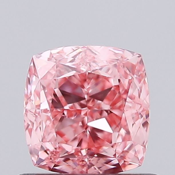 Loose Diamond - CUSHION BRILLIANT 0.76ct Fancy Intense Pink VVS2: Loose Diamond - CUSHION BRILLIANT 0.76ct Fancy Intense Pink VVS2 Source: This is a real non-mined Diamond that has been grown in a lab Shape: CUSHION BRILLIANT Carats: 0.76 Color: Fancy Intense Pink C