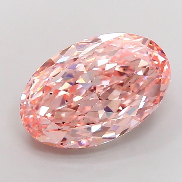 Loose Diamond - OVAL 8.53ct Fancy Intense Pink SI1: Loose Diamond - OVAL 8.53ct Fancy Intense Pink SI1 Source: This is a real non-mined Diamond that has been grown in a lab Shape: OVAL Carats: 8.53 Color: Fancy Intense Pink Certification: IGI Video: