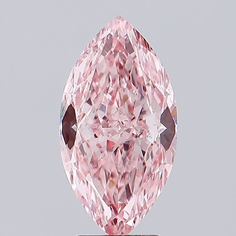 Loose Diamond - MARQUISE 4.02ct Fancy Vivid Pink VS2: Loose Diamond - MARQUISE 4.02ct Fancy Vivid Pink VS2 Source: This is a real non-mined Diamond that has been grown in a lab Shape: MARQUISE Carats: 4.02 Color: Fancy Vivid Pink Certification: IGI Video
