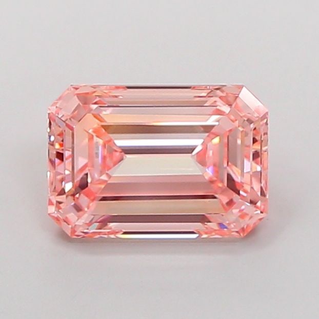 Loose Diamond - EMERALD 3.15ct Fancy Intense Pink VVS2: Loose Diamond - EMERALD 3.15ct Fancy Intense Pink VVS2 Source: This is a real non-mined Diamond that has been grown in a lab Shape: EMERALD Carats: 3.15 Color: Fancy Intense Pink Certification: IGI Vi