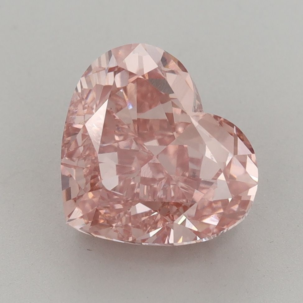 Loose Diamond - HEART 3.84ct Fancy Vivid Pink VS1: Loose Diamond - HEART 3.84ct Fancy Vivid Pink VS1 Source: This is a real non-mined Diamond that has been grown in a lab Shape: HEART Carats: 3.84 Color: Fancy Vivid Pink Certification: IGI Video: