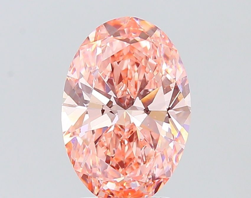 Loose Diamond - OVAL 3.02ct Fancy Vivid Pink VS2: Loose Diamond - OVAL 3.02ct Fancy Vivid Pink VS2 Source: This is a real non-mined Diamond that has been grown in a lab Shape: OVAL Carats: 3.02 Color: Fancy Vivid Pink Certification: IGI Video: