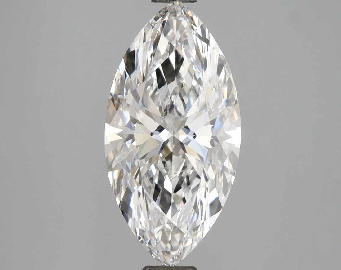 Loose Diamond - MARQUISE 2.57ct E VVS2: Loose Diamond - MARQUISE 2.57ct E VVS2 Source: This is a real non-mined Diamond that has been grown in a lab Shape: MARQUISE Carats: 2.57 Color: E Clarity: VVS2 Certification: IGI Video: Video Link
