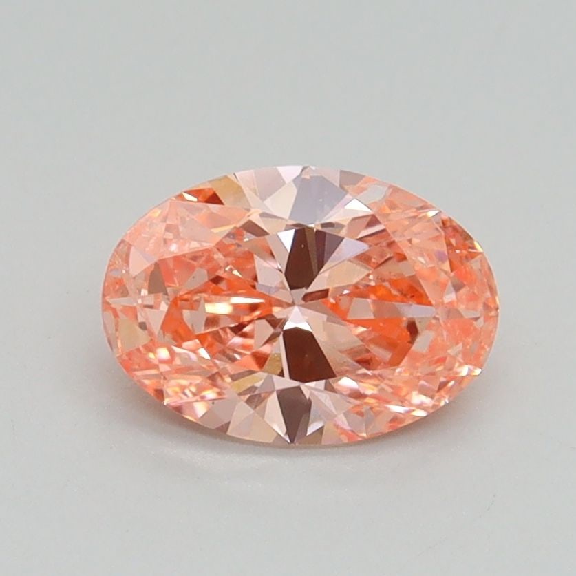 Loose Diamond - OVAL 0.9ct Fancy Intense Pink SI1: Loose Diamond - OVAL 0.9ct Fancy Intense Pink SI1 Source: This is a real non-mined Diamond that has been grown in a lab Shape: OVAL Carats: 0.9 Color: Fancy Intense Pink Certification: IGI Video:
