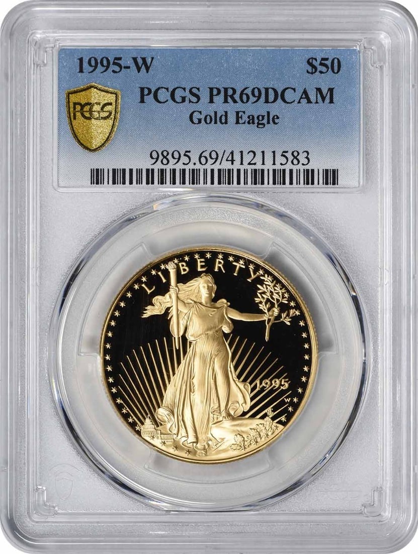 1995-W $50 American Gold Eagle PR69DCAM PCGS Rare Coin (1 of 2)
