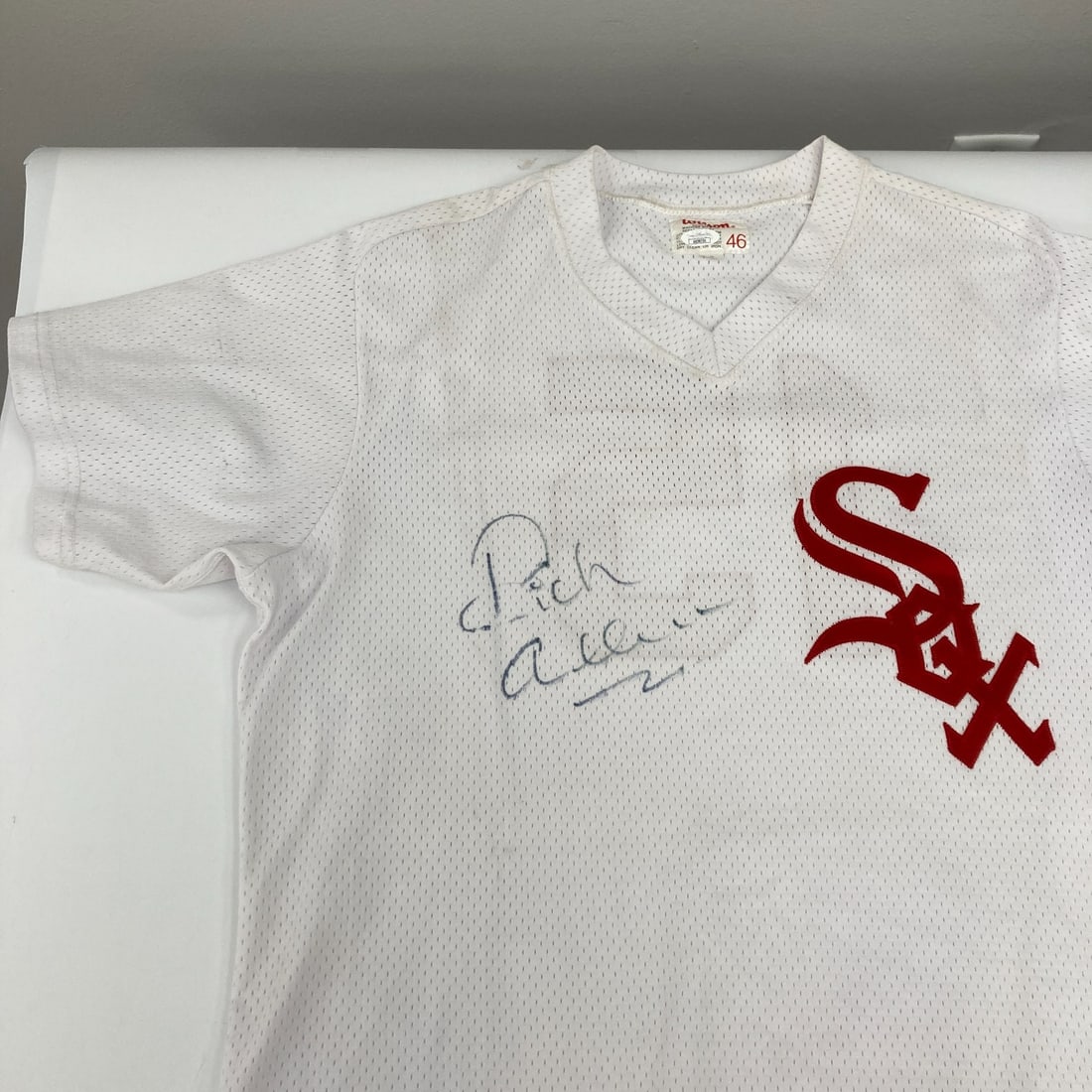 Dick Allen Signed 1992 Upper Deck Heroes Jersey JSA Certified: Dick Allen Signed 1992 Upper Deck Heroes Jersey JSA Certified This is a game-used jersey from the classic 1992 Upper Deck Heroes old timers game featuring the legendary Dick Allen, a notable player fo