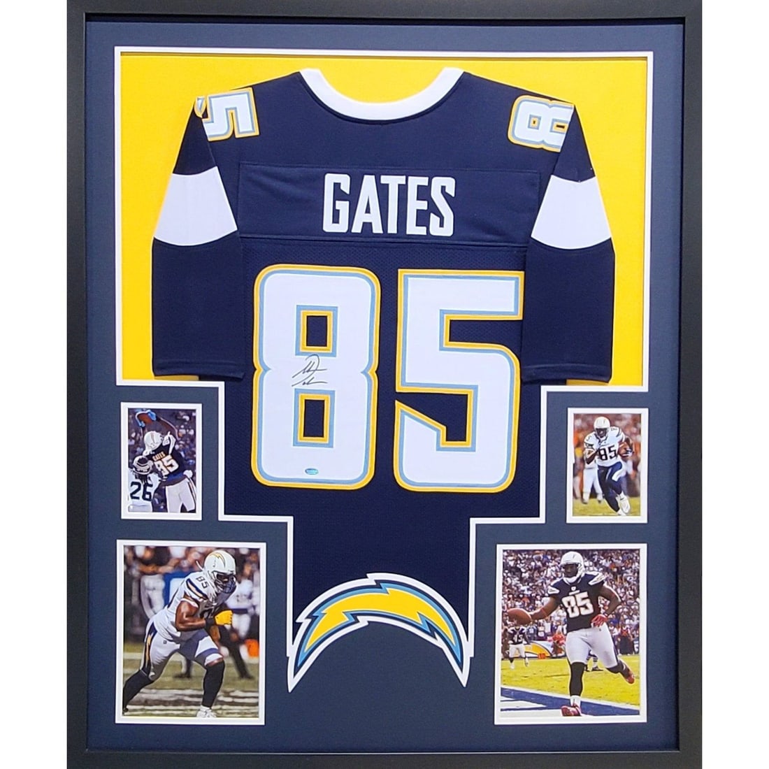 Antonio Gates Signed Framed Jersey San Diego Chargers Schwartz Certified (1 of 3)