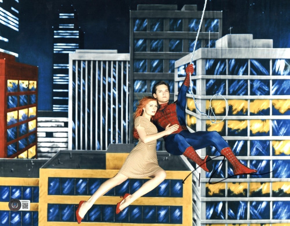 Tobey Maguire Signed Spider-Man 11x14 Photo Beckett Authenticated (1 of 4)