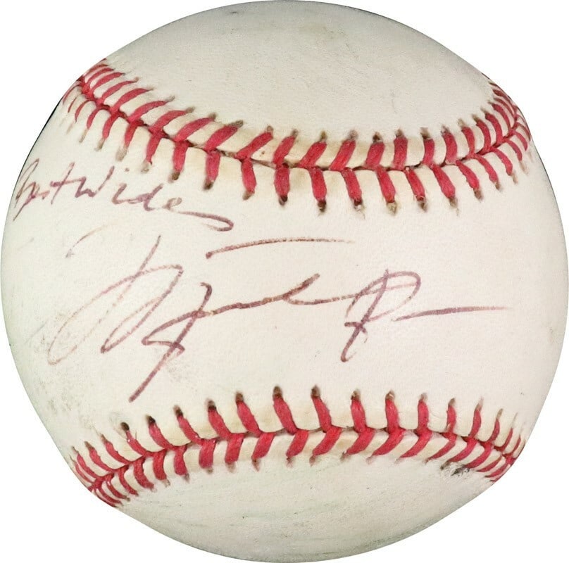 Michael Jordan 1994 Signed Official National League Baseball PSA DNA COA (1 of 9)