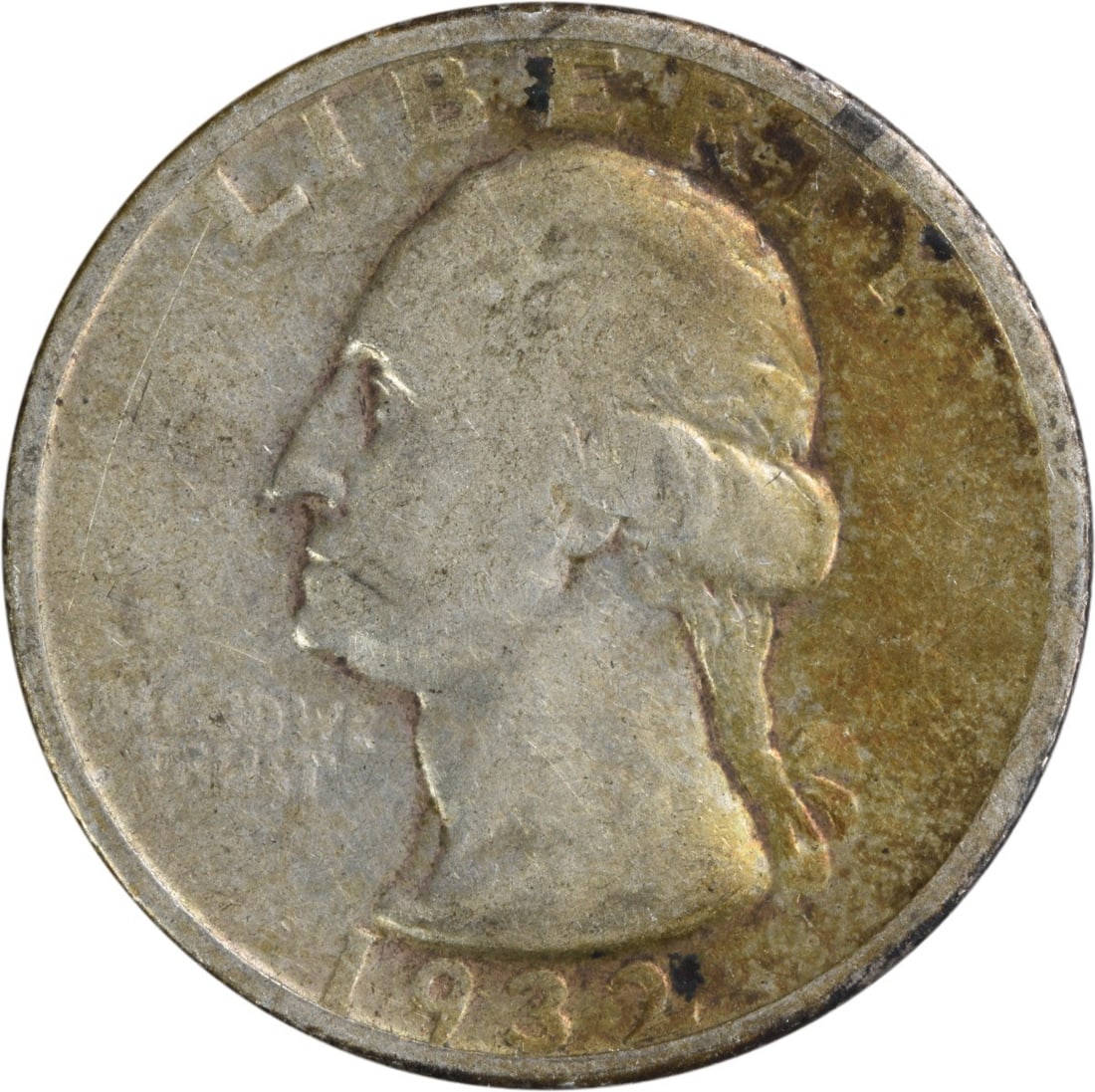 1932-S Washington Silver Quarter 90% Silver VF Uncertified Rare Coin (1 of 2)