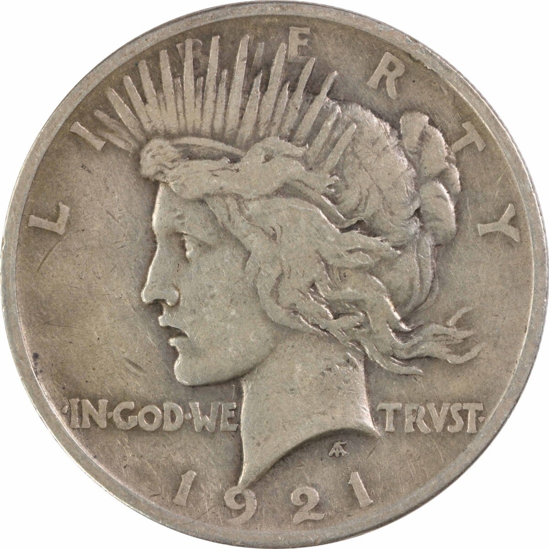 1921 Peace Silver Dollar VF Uncertified 90% Silver Anthony de Francisci: 1921 Peace Silver Dollar VF Uncertified 90% Silver Anthony de Francisci This 1921 Peace Silver Dollar is a classic piece of American numismatic history. Struck at the Philadelphia Mint, this coin feat