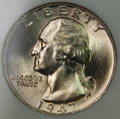 NGC MS 67 1947-D Silver Washington Quarter Denver Mint Certified Gem (1 of 4)