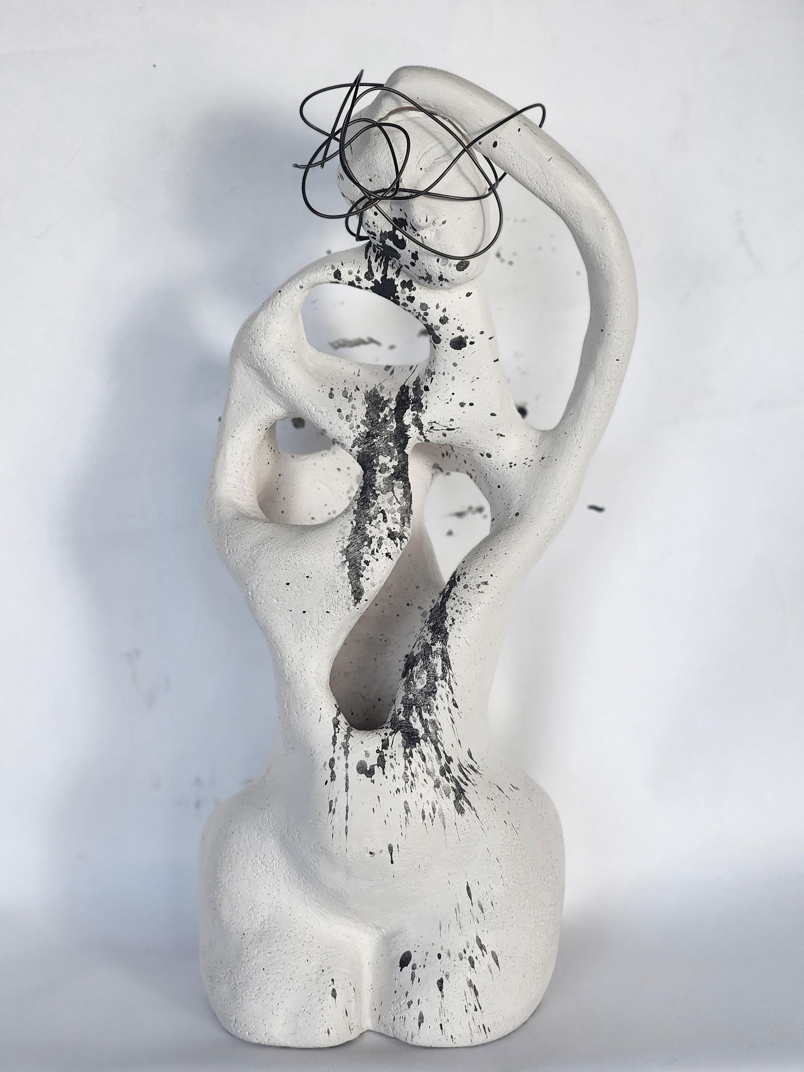 Lika Brutyan 15 inch Ceramic Abstract Sculpture Figure No 5 2024 (1 of 6)