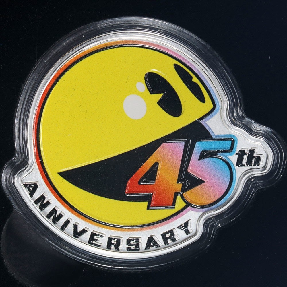 2025 $2 Solomon Islands Silver Pac-Man 45th Anniversary Colorized Coin 1 Ounce (1 of 4)