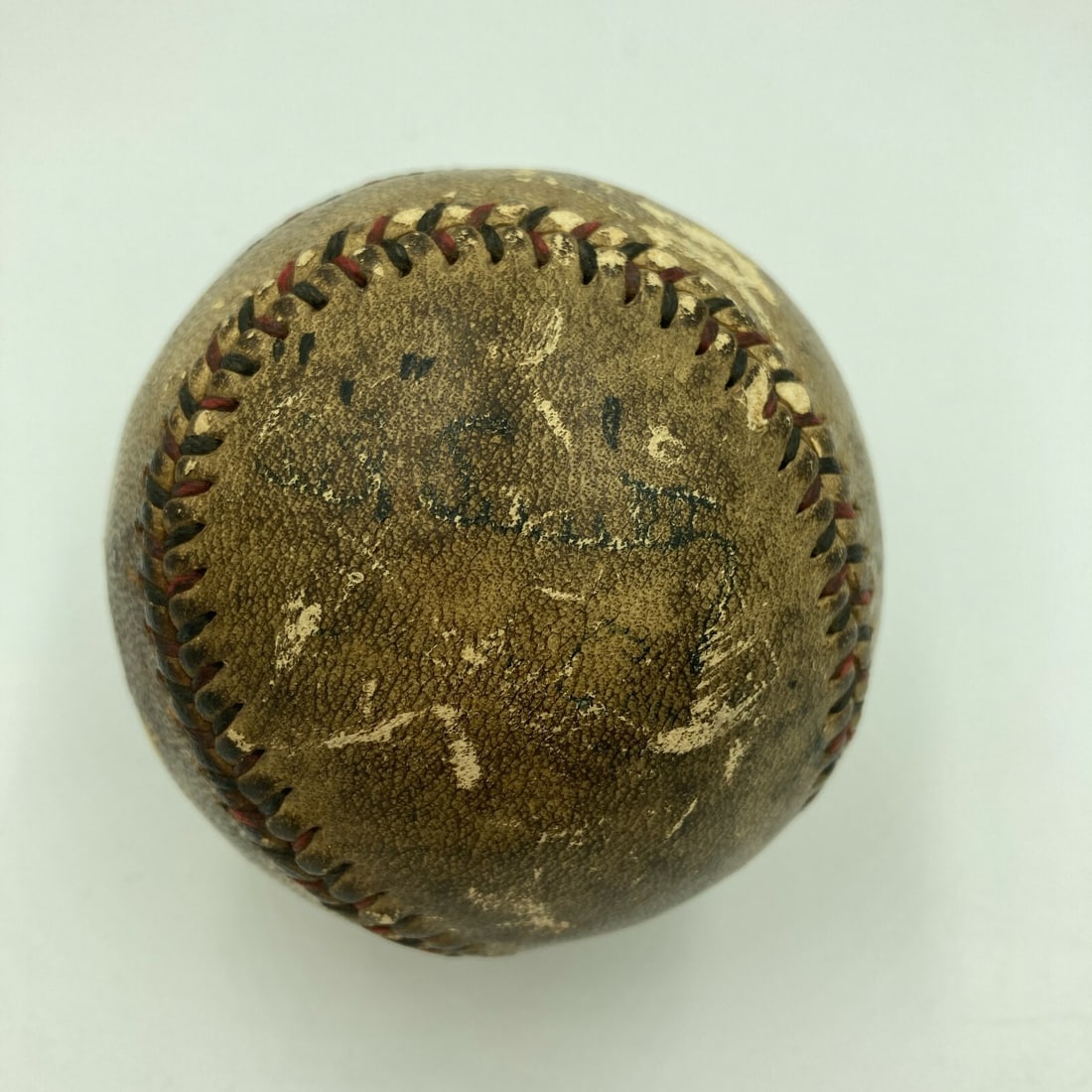 Vintage 1910's National League Baseball Signed Possibly Al Smith (1 of 7)