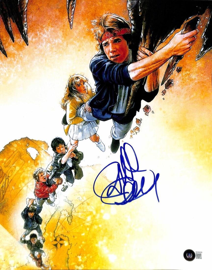 Richard Donner Signed 11x14 Goonies Photo Certified Beckett: Richard Donner Signed 11x14 Goonies Photo Certified Beckett This is an autographed 11x14 photograph of Richard Donner, the director of the iconic film "The Goonies." The photograph is signed in blue p