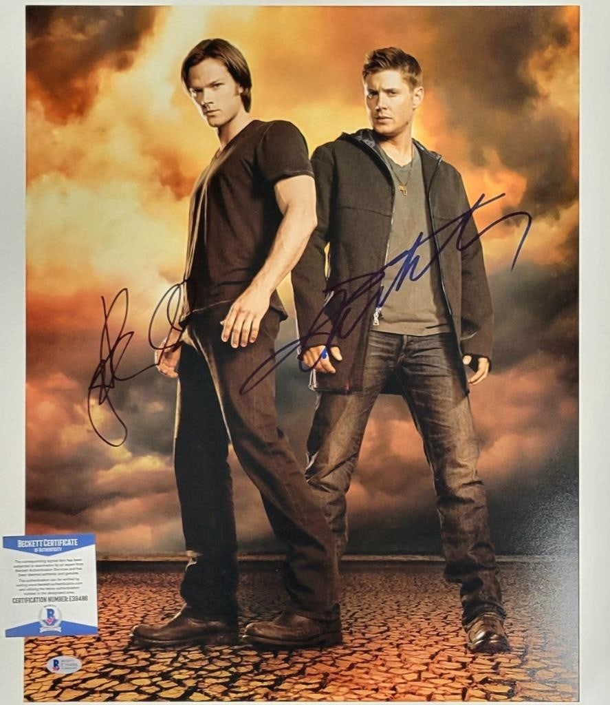 Supernatural 16x20 Photo Signed by Jared Padalecki Beckett Authenticated (1 of 4)