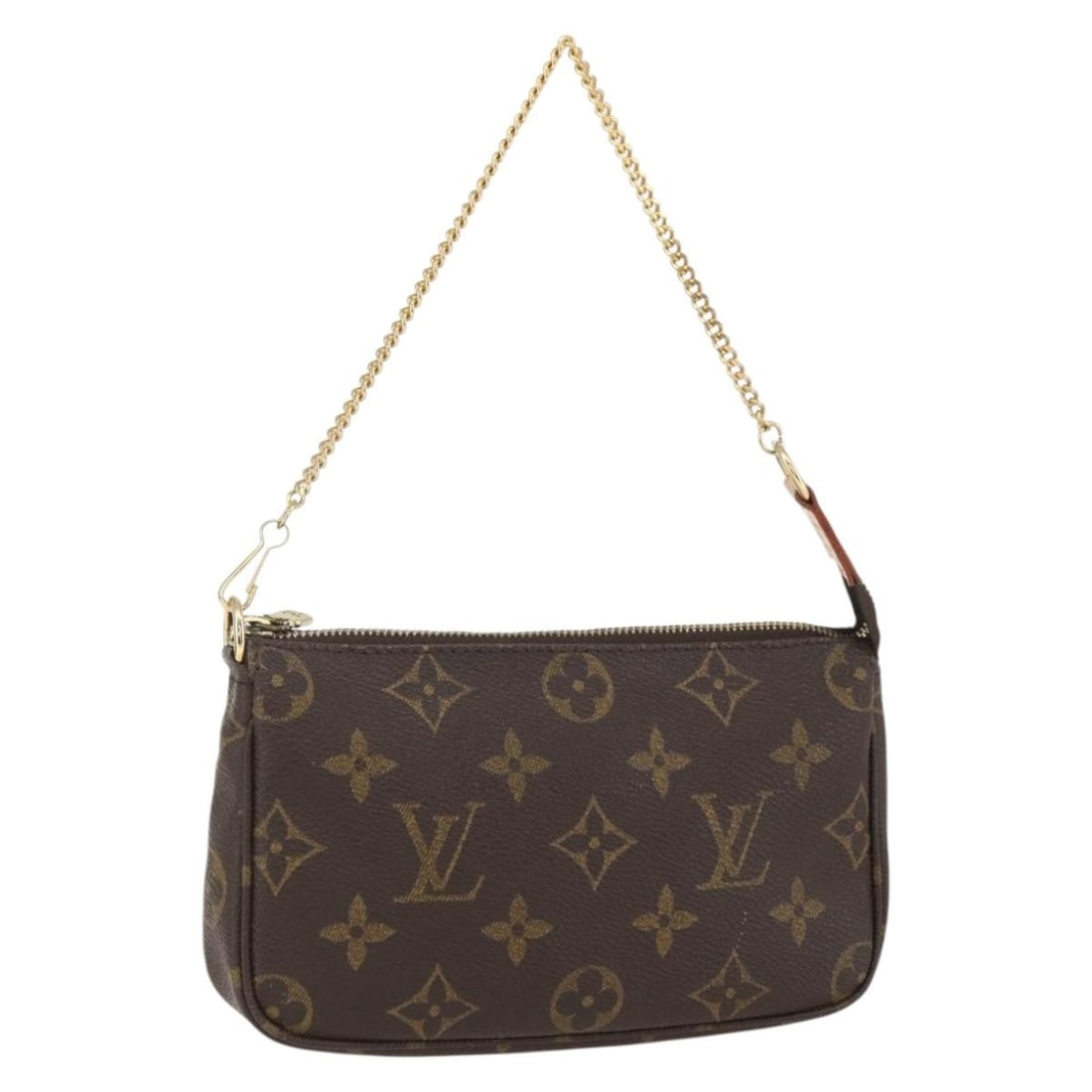 Mini Pochette Accessoires Monogram Canvas Pouch by Louis Vuitton M58009: Mini Pochette Accessoires Monogram Canvas Pouch by Louis Vuitton M58009 This Louis Vuitton Monogram Mini Pochette Accessoires Pouch, model M58009, is crafted from signature monogram canvas with a clas