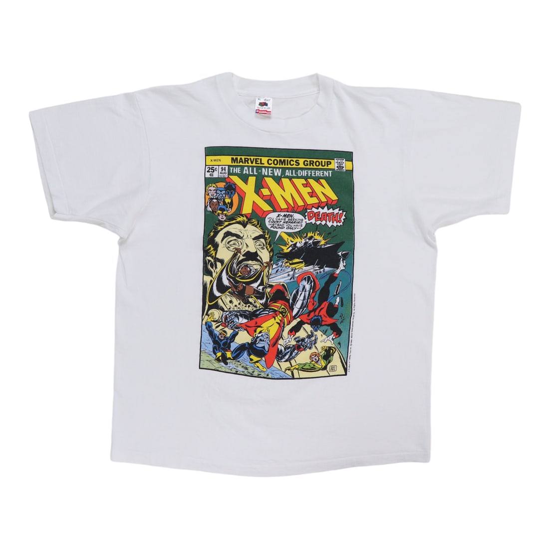 Vintage 1989 X-Men Count Nefaria Marvel Comics White Cotton Shirt: Vintage 1989 X-Men Count Nefaria Marvel Comics White Cotton Shirt This is an original vintage 1989 X-Men Count Nefaria Marvel Comics shirt. It features front graphics with no graphics on the back. The