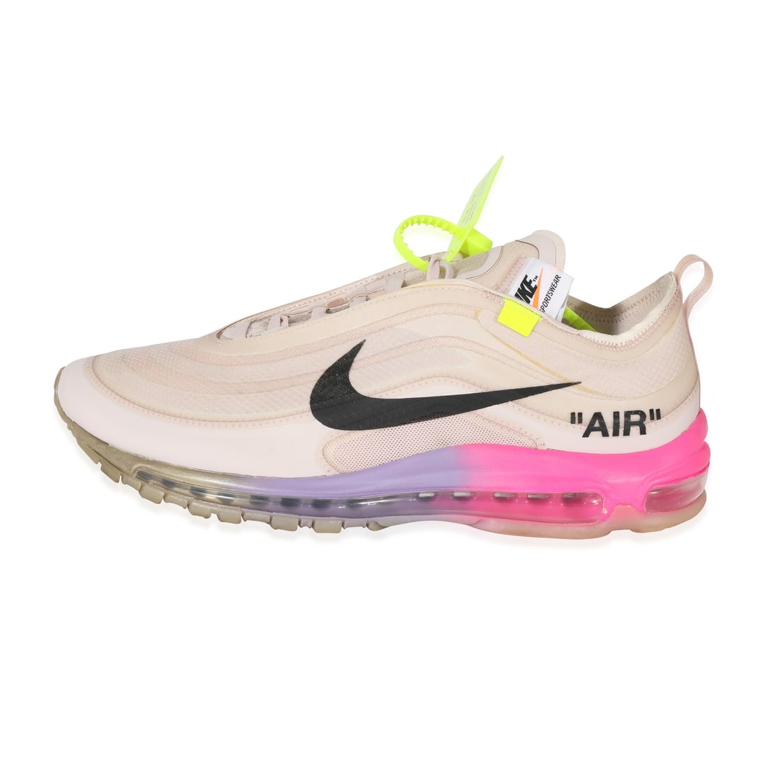 Nike Air Max 97 OG Serena Williams Off-White Queen Men's Sneakers Size 12: Nike Air Max 97 OG Serena Williams Off-White Queen Men's Sneakers Size 12 The Serena Williams x Off-White x Air Max 97 OG 'Queen' sneaker, released in 2018, features a pink and purple colorway with a