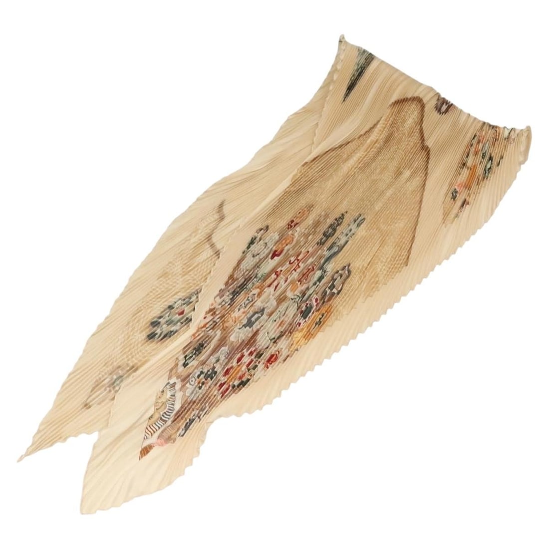 HERMES Silk Pleated Carre 90 Scarf SULFURE&PRESSE PAPIERS2 Beige: HERMES Silk Pleated Carre 90 Scarf SULFURE&PRESSE PAPIERS2 Beige Elevate your accessory collection with this exquisite HERMES Pleated Carre 90 Silk Scarf titled 'SULFURE & PRESSE PAPIERS2'. Crafted fr