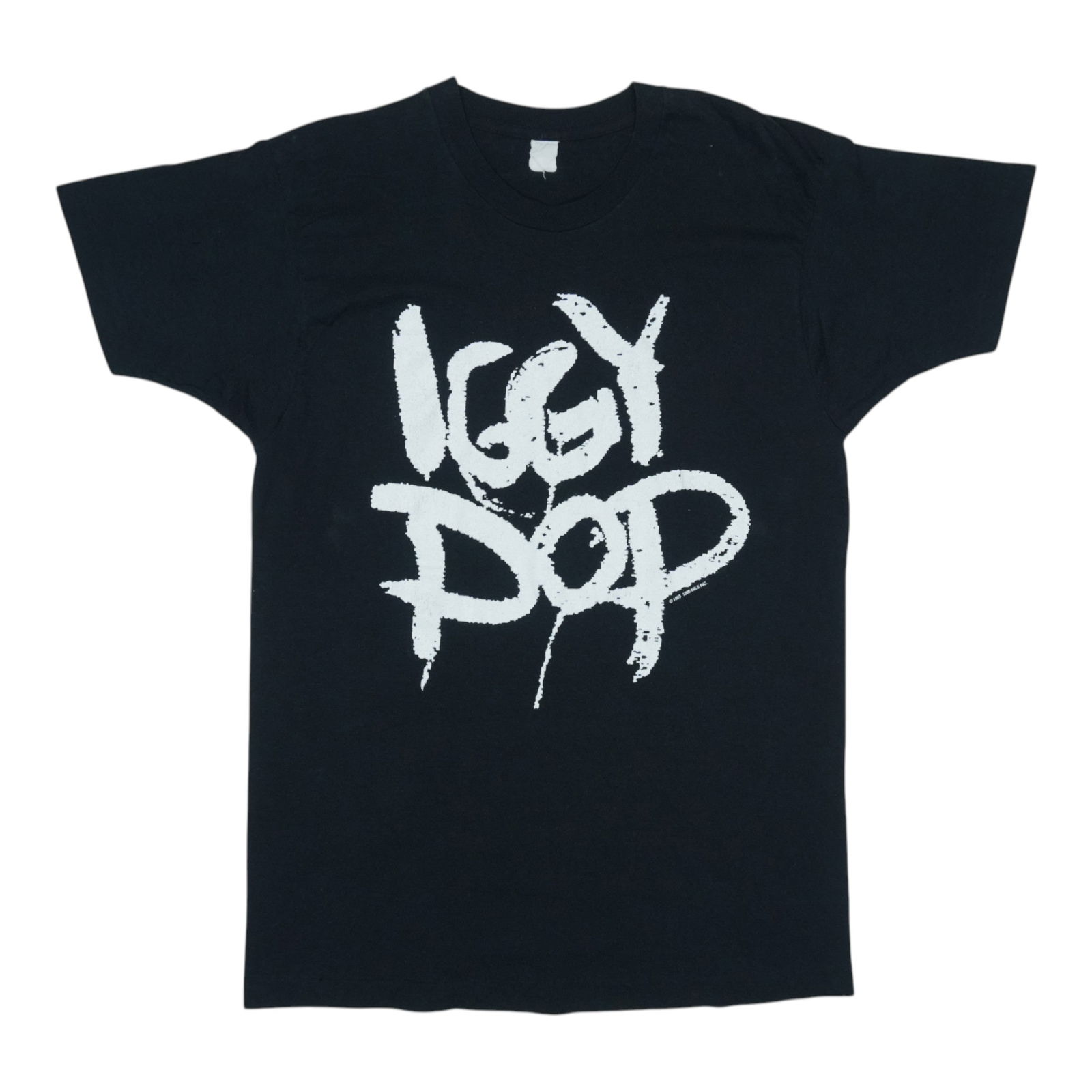 Vintage 1993 Iggy Pop Caesars World Concert Tour Black Cotton T Shirt: Vintage 1993 Iggy Pop Caesars World Concert Tour Black Cotton T Shirt This is an original 1993 Iggy Pop Caesar's World Tour shirt, featuring both front and back graphics. It is a true vintage piece fr