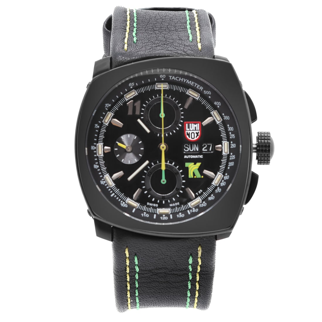 Luminox Tony Kanaan Limited Edition 44mm Automatic Black Dial Men's Watch: Luminox Tony Kanaan Limited Edition 44mm Automatic Black Dial Men's Watch Introducing the Luminox Tony Kanaan Limited Edition watch, a striking piece designed for both casual and formal wear. This