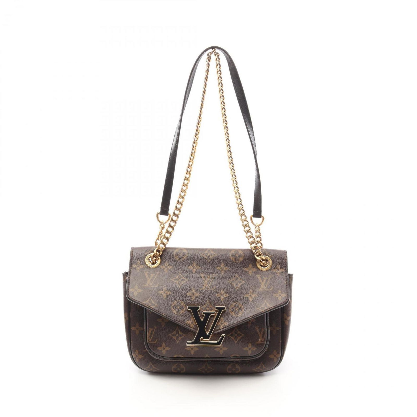 Louis Vuitton Passy Brown Canvas Shoulder Bag: Louis Vuitton Passy Brown Canvas Shoulder Bag The Louis Vuitton Passy is a women's handbag crafted from brown canvas. Made in France, it features a spacious interior with slight stains and cracks, and