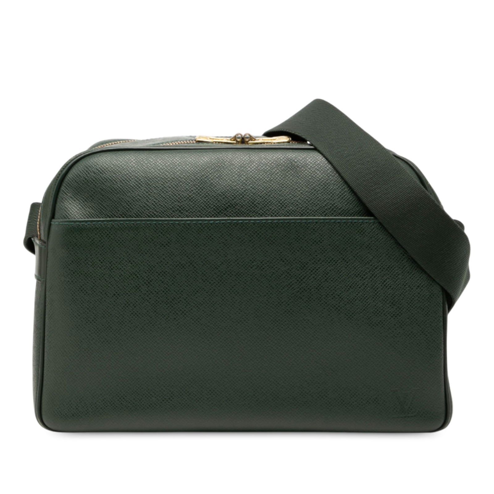 Louis Vuitton Taiga Reporter PM Green Leather Bag (1 of 7)