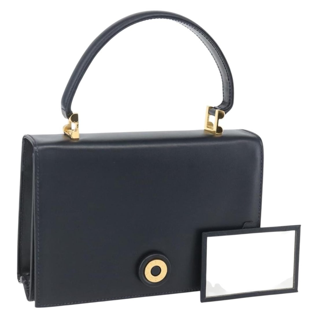TIFFANY&Co. Black Gold Leather Hand Bag Auth 157792V Italy: TIFFANY&Co. Black Gold Leather Hand Bag Auth 157792V Italy This exquisite Tiffany & Co. handbag combines elegant design with high-quality craftsmanship. Crafted in Italy, the bag features a luxurious