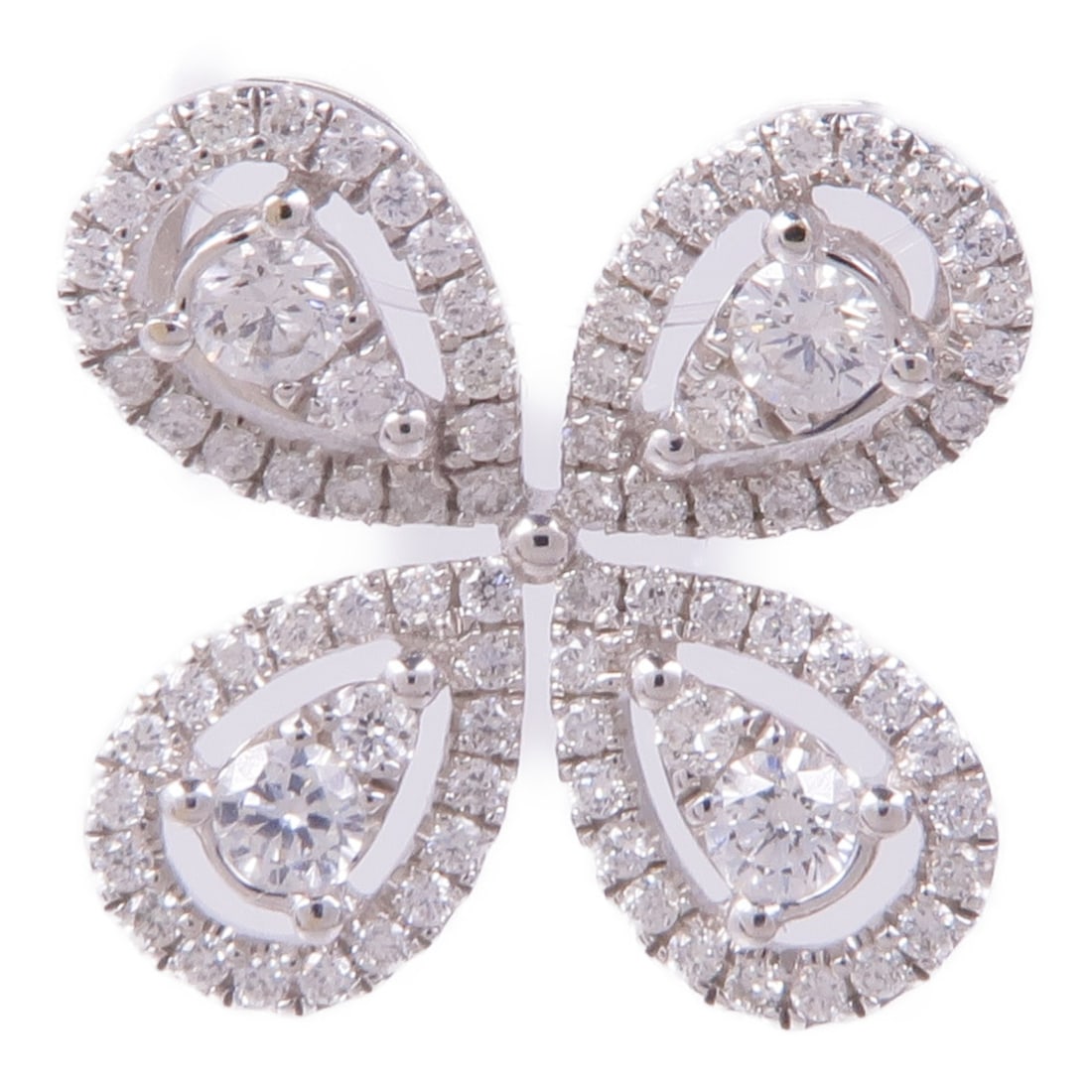 JEWELRY Diamond Pendant Top in 18K White Gold (1 of 6)