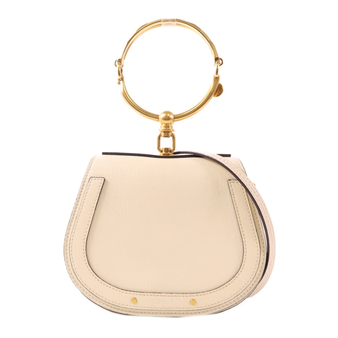 Chloe 2 Way Shoulder Bag Calfskin Leather Beige GHW: Chloe 2 Way Shoulder Bag Calfskin Leather Beige GHW Elevate your accessory collection with this Chloe Two-Way Shoulder Bag, expertly crafted from luxurious calfskin leather in a sophisticated beige hu