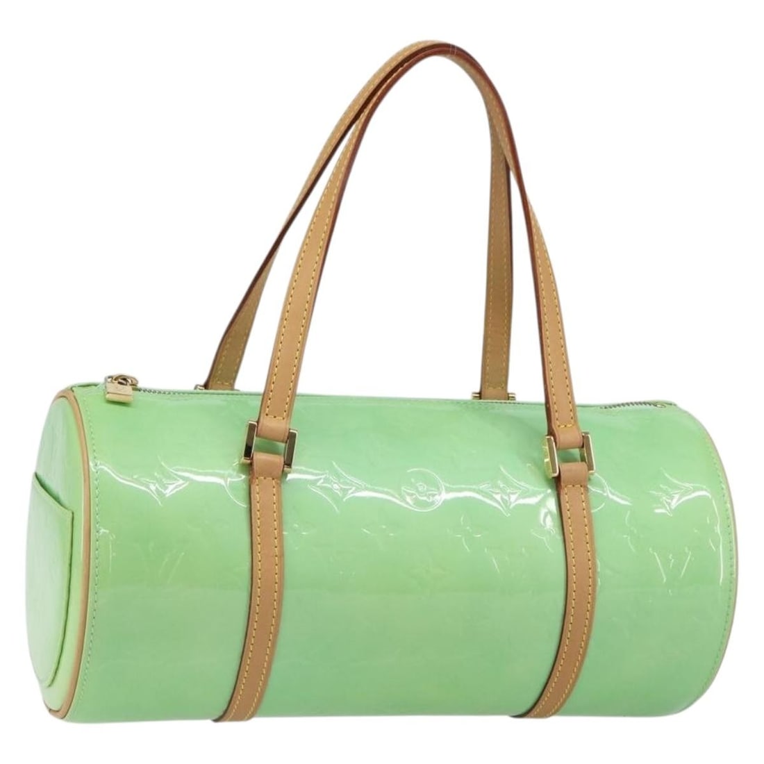 Louis Vuitton Bedford Peppermint Patent Leather Monogram Handbag M91309: Louis Vuitton Bedford Peppermint Patent Leather Monogram Handbag M91309 This is a Louis Vuitton Monogram Vernis Bedford handbag in the Peppermint color, crafted from patent leather. The bag features a