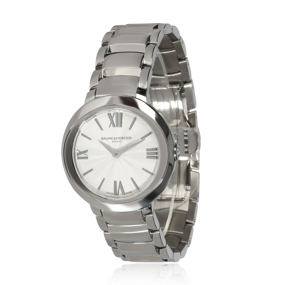 Baume & Mercier Promesse MOA10157 Women's Stainless Steel Watch with Box: Baume & Mercier Promesse MOA10157 Women's Stainless Steel Watch with Box This exquisite Baume & Mercier Promesse MOA10157 Women's Watch combines elegance with functionality. Crafted in durable stainle