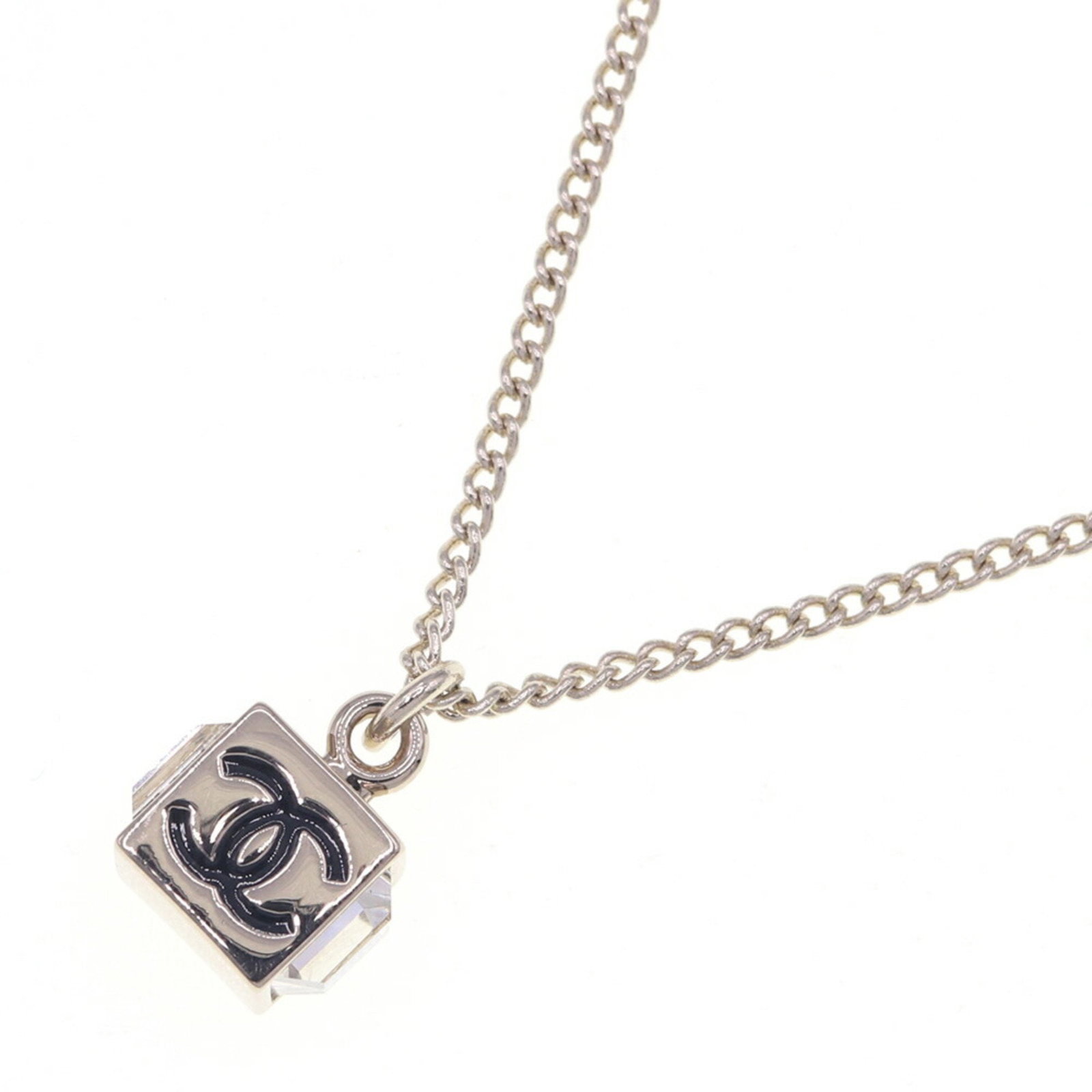 Silver Metal Necklace by Chanel for Women 62.5 cm Italy (1 of 1)