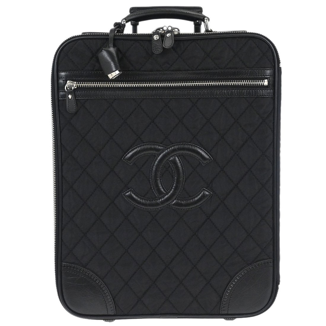 Black Nylon Carry-On Suitcase by Chanel (1 of 10)