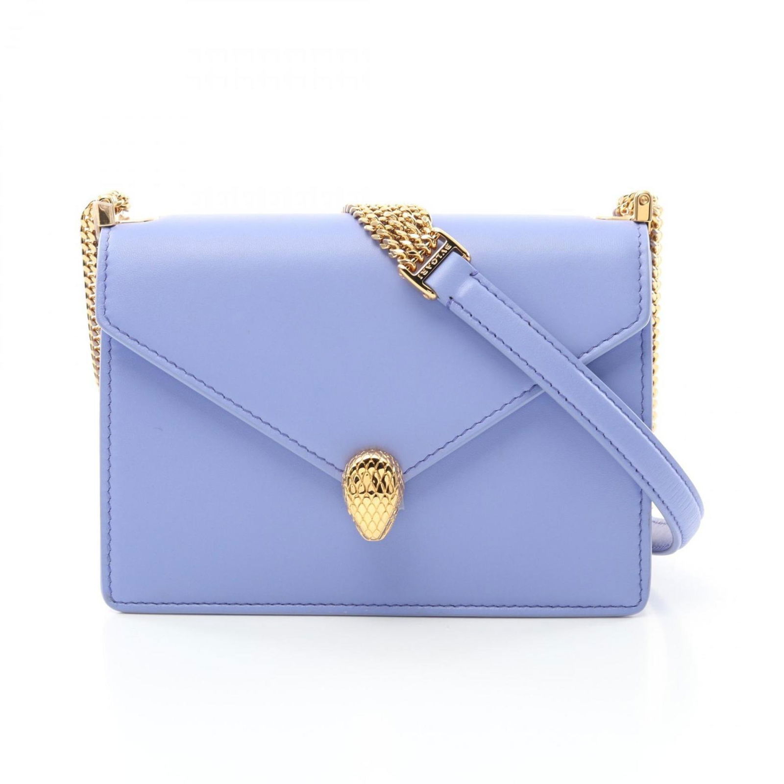 Purple Leather Serpenti Shoulder Bag by Bulgari Italy (1 of 1)