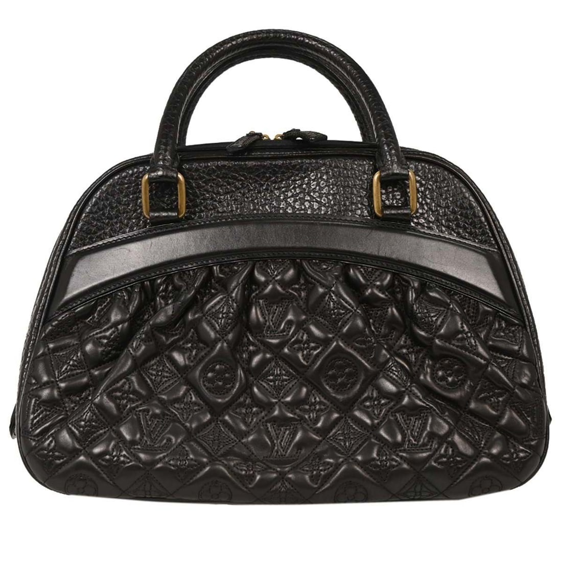 Louis Vuitton Black Monogram Mitzi Handbag M95101 Italy (1 of 10)