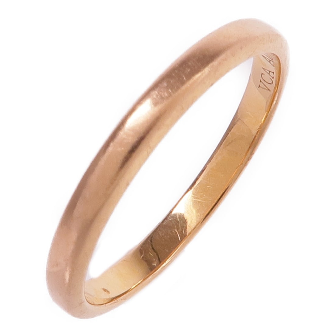Van Cleef Toujours 18K Rose Gold Band Ring Size 7.5 (1 of 6)