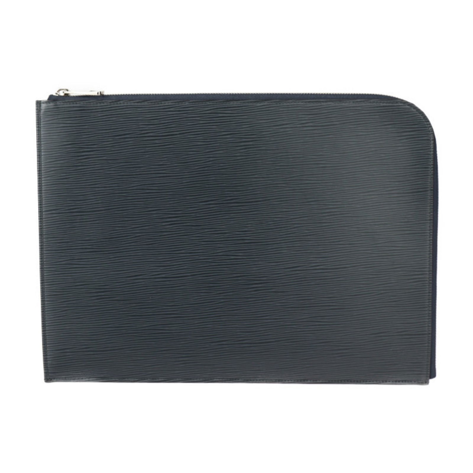 Navy Leather Louis Vuitton Pochette Jour GM Clutch Bag France: Navy Leather Louis Vuitton Pochette Jour GM Clutch Bag France The Louis Vuitton Pochette Jour GM is a stylish leather pouch in navy, designed for unisex use. Made in France, this accessory features a